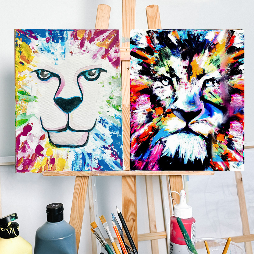 ArtNight Kids: Löwe - Goldstück Familien-Eventcafé (in Witten!)