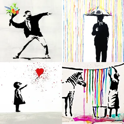 Banksy: Street-Art-Kollektion - Atelier R. Schwarz