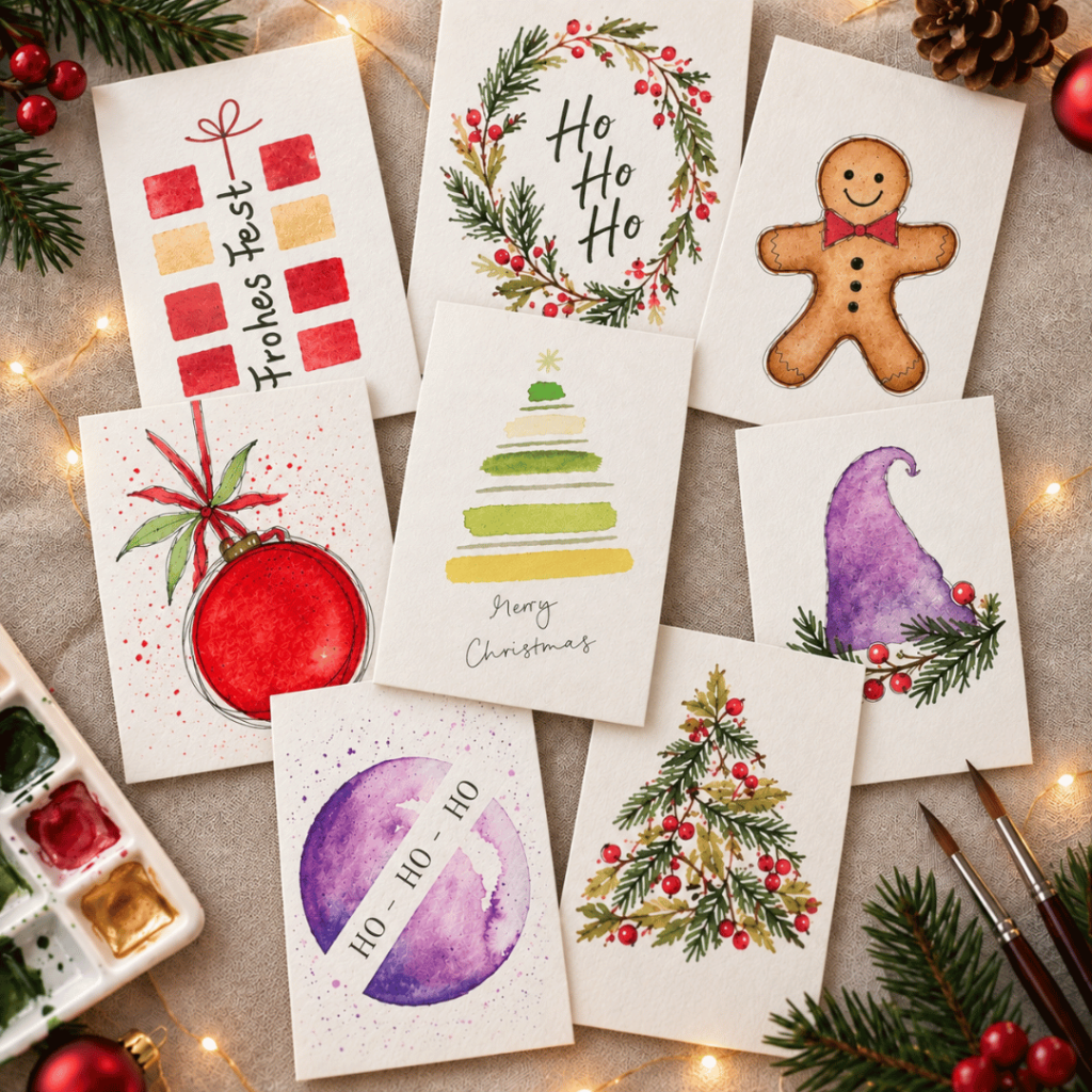 Aquarell: Weihnachtskarten - Vienna House Easy by Wyndham