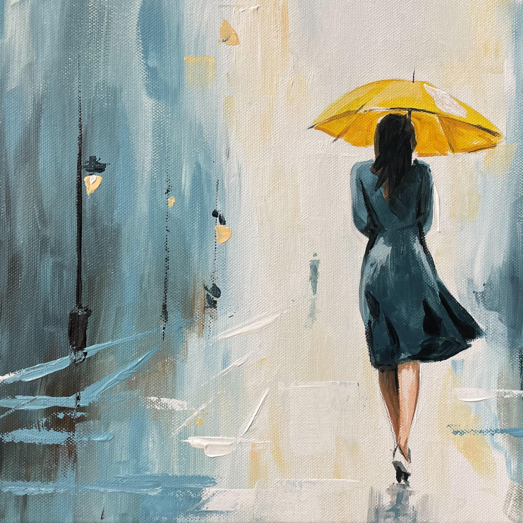Im Regen - Atelier R. Schwarz