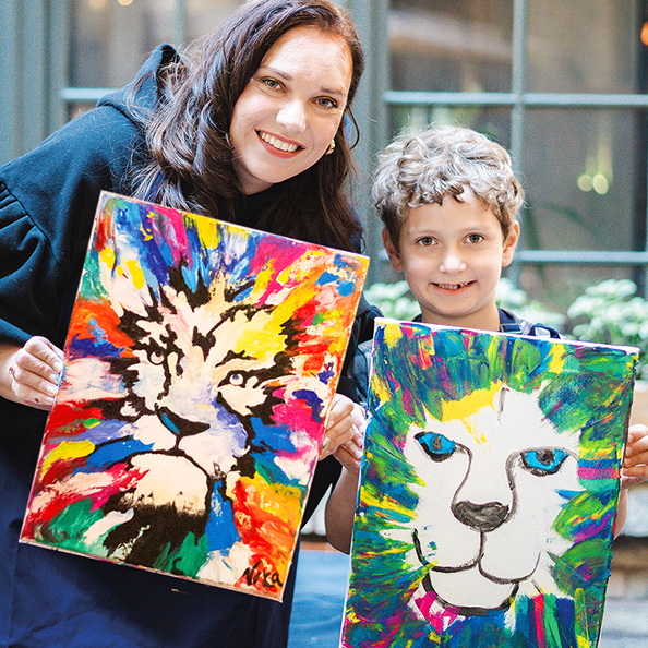 ArtNight Kids: Löwe - Moxy Frankfurt East