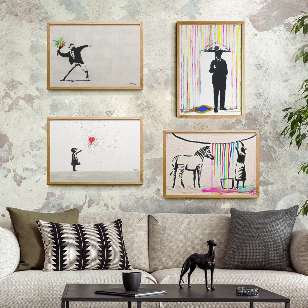 Banksy: Street-Art-Kollektion - Atelier R. Schwarz