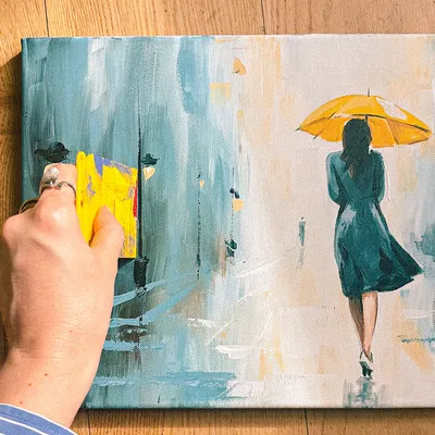Im Regen - Atelier R. Schwarz