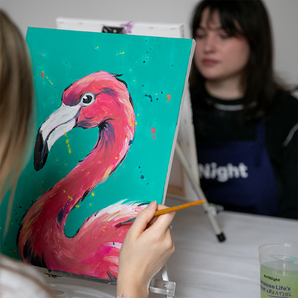 ArtNight Kids: Flamingo - Papa Joe“s