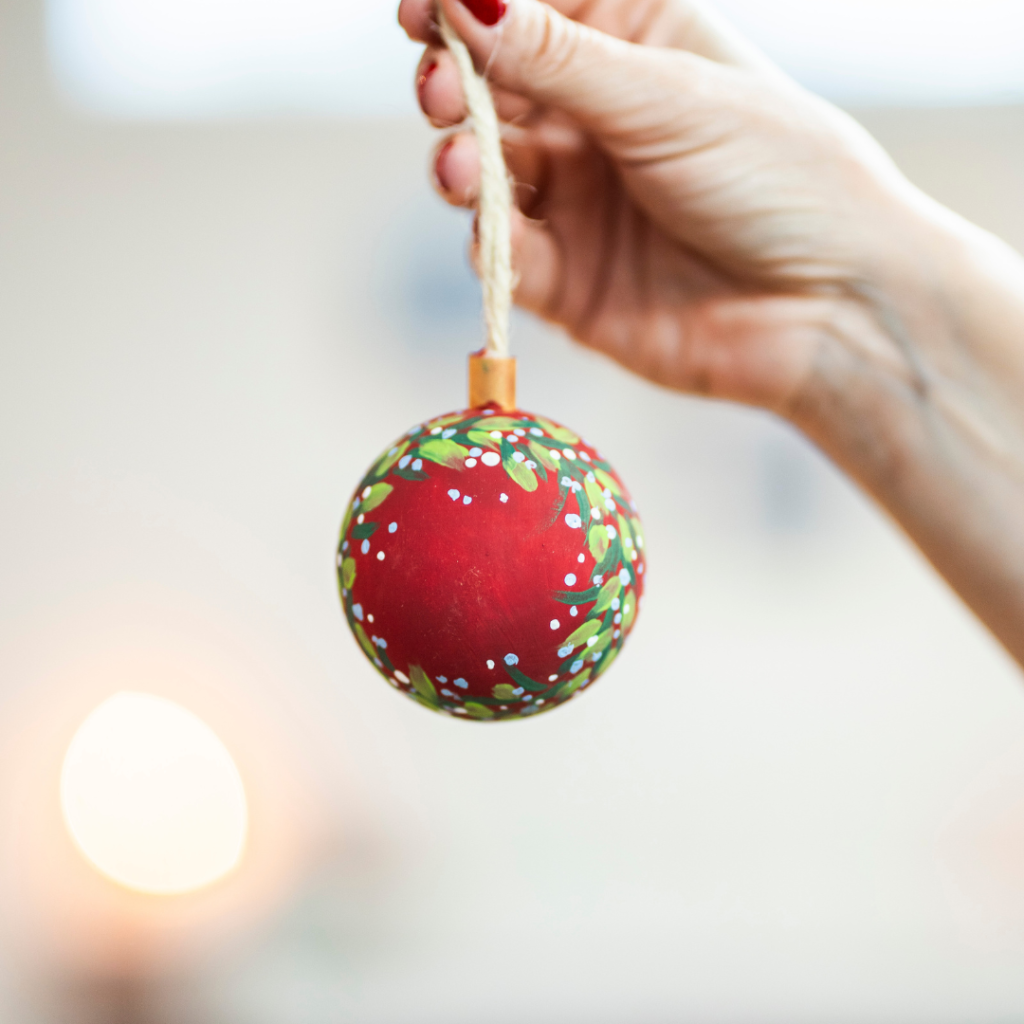 The Art of Painting: Weihnachtskugeln -  Bistrorante Tricolore