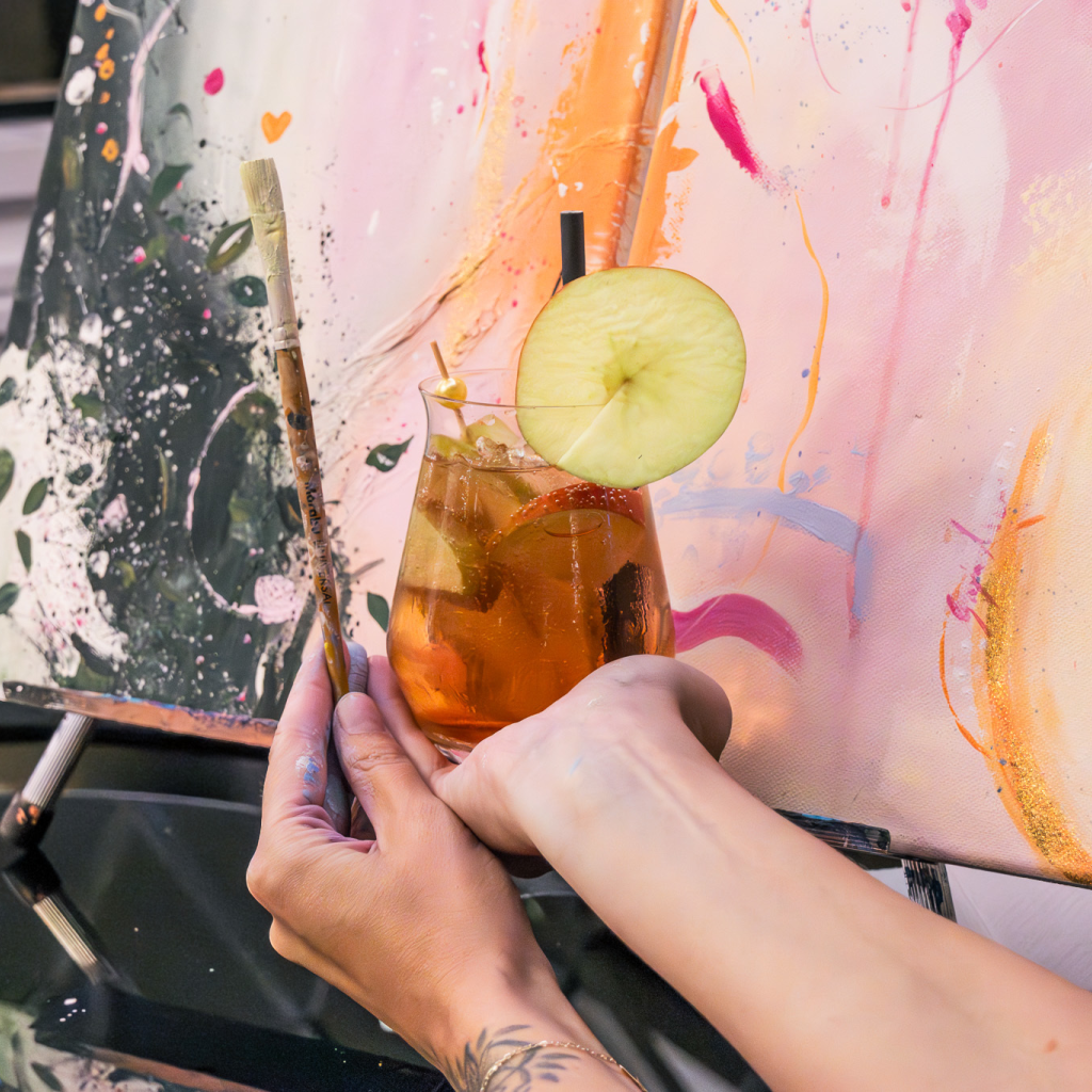 Spritz & Paint: Struktur Abstrakt - Sachsenwald Hotel Reinbek