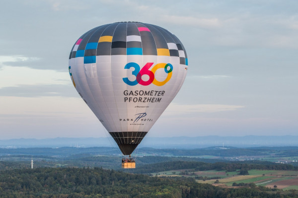 Gasometer-Ballonfahrt Region Pforzheim / Enzkreis - Gift Image