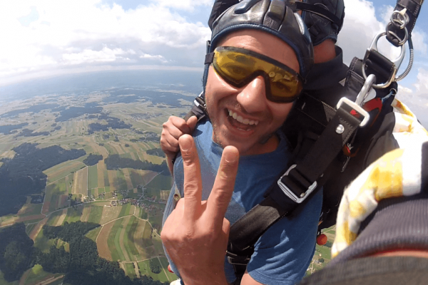 tandem sky jump Vienna austria
