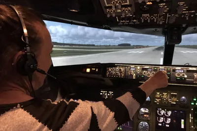 Blick in unser Cockpit der Boeing 737-800 NG