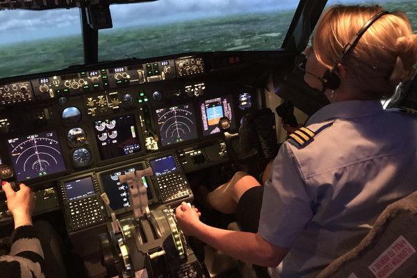Boeing 737-800 NG - Klappen einfahren