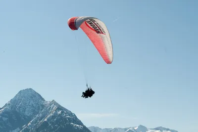 Paragliding vom Spieljoch mit Fotos, Video und Sekt - Gift Image