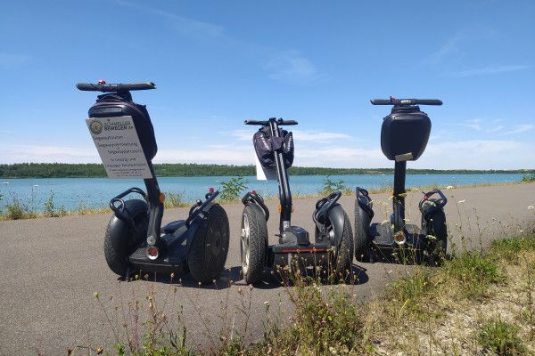 Stilleben eines Segway am Störmthaler See