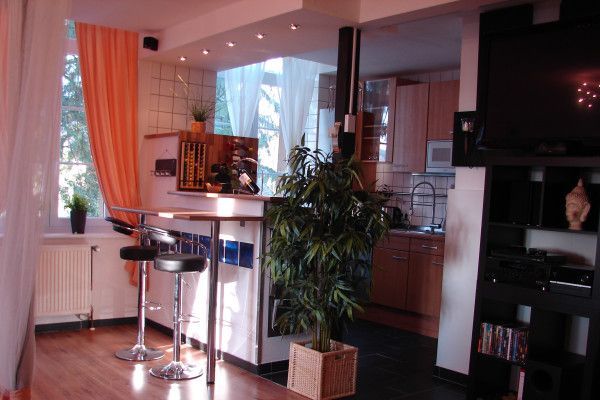Bubble "Country" - Wohn-/Schlafzimmer mit Küche eines der 3 ländlich gelegenen Apartments
