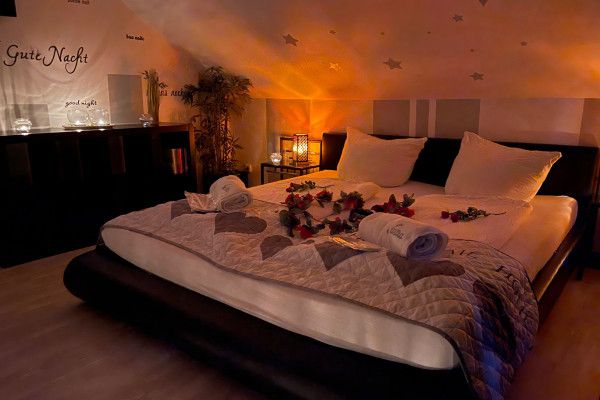 Bubble "Country" - Schlafzimmer eines der 3 ländlich gelegenen Apartments