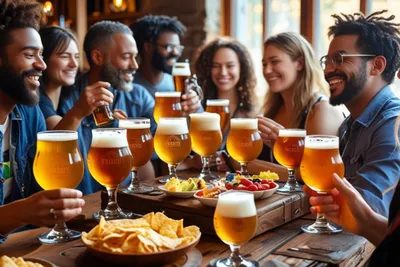 Bierprobe mit Weißwurst & Brezeln - Gift Image