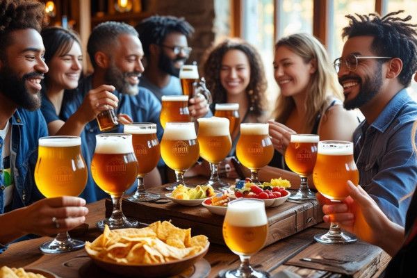 Bier Probe mit Weißwurst & Brezeln - Image 1