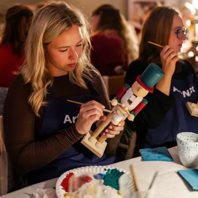 The Art of Painting: Nussknacker - Auszeit am Tennisplatz