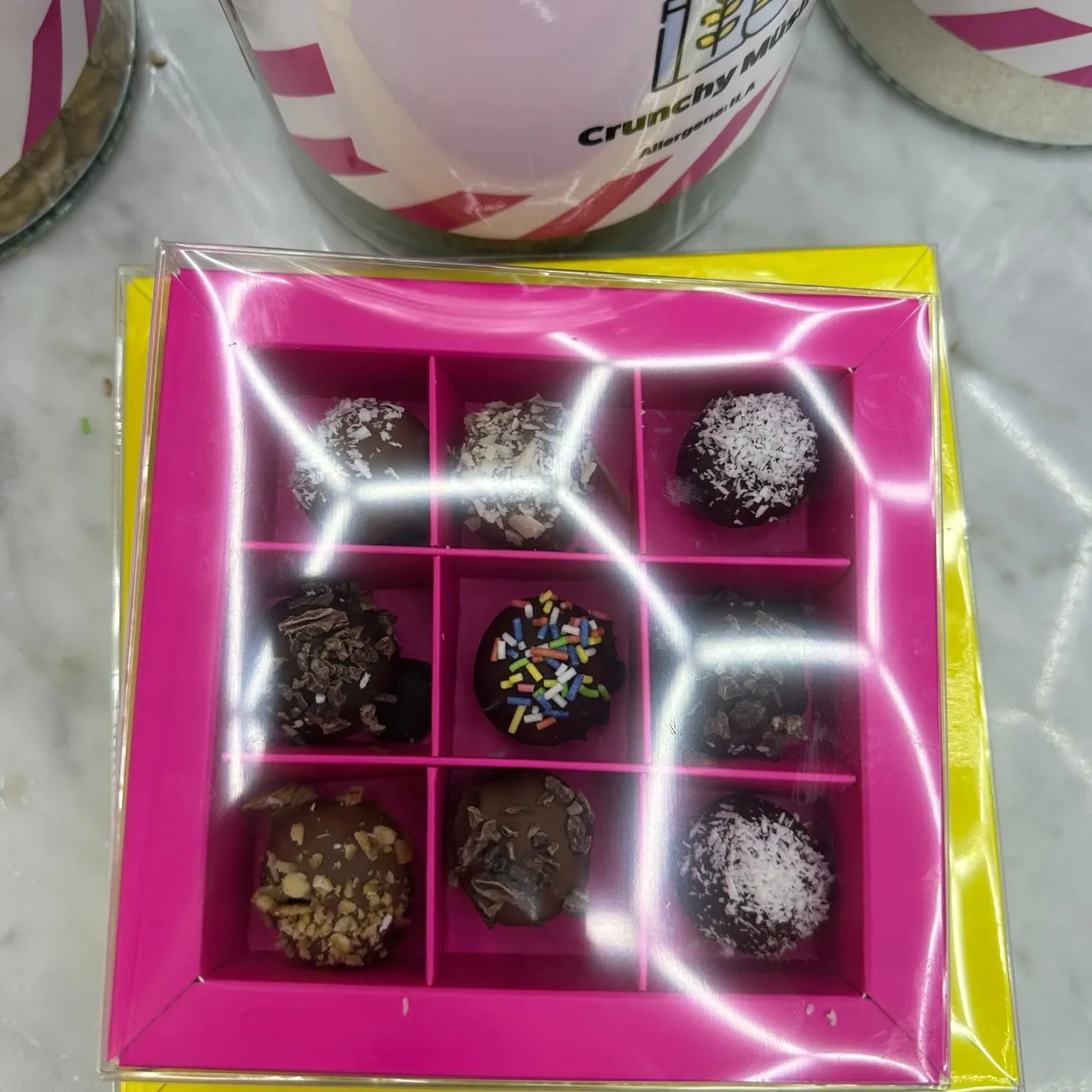 A box of chocolates