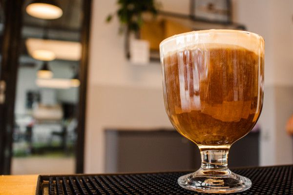 A cocktail with coffee