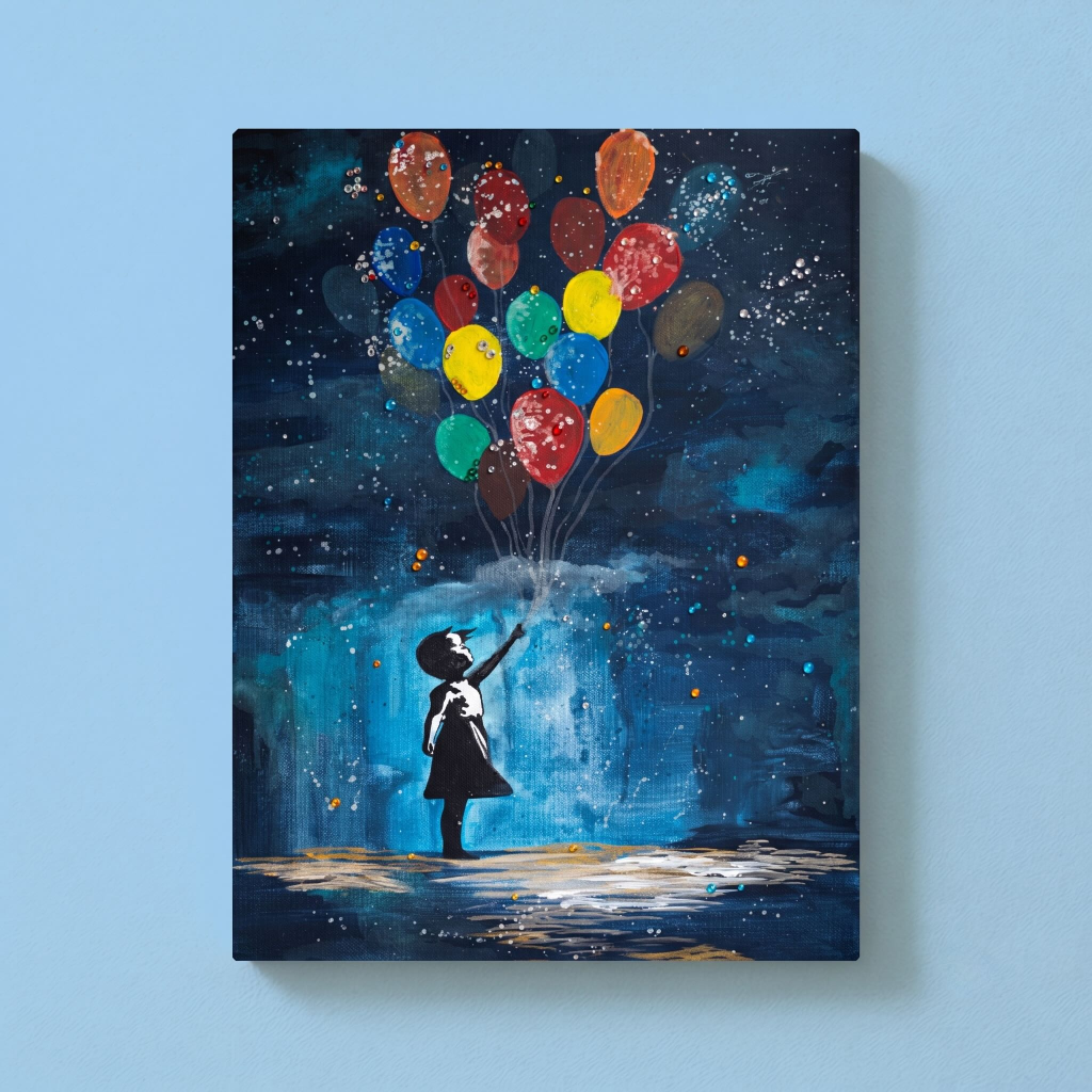 Banksy: Girl with Balloon – Bedazzling Special - Wildpark Wirtshaus & Biergarten