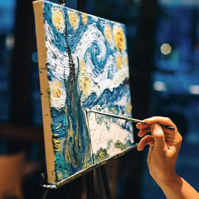 ArtNight Klassik: Van Gogh - Sternennacht - Lisas Palmengarten