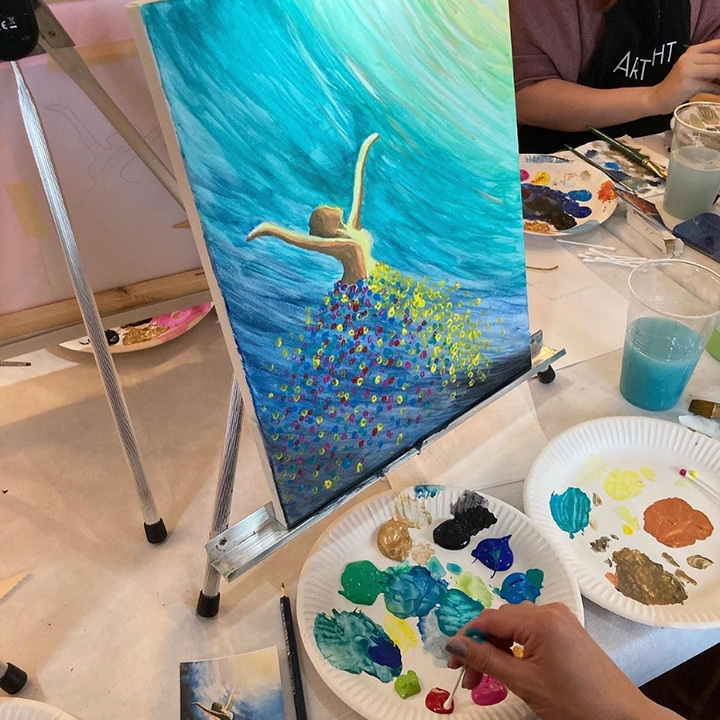 Tänzerin im Licht - Atelier R. Schwarz