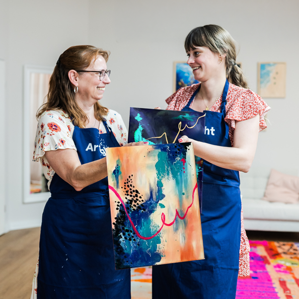 Paint & Switch: Abstrakt Energy - Moxy Darmstadt