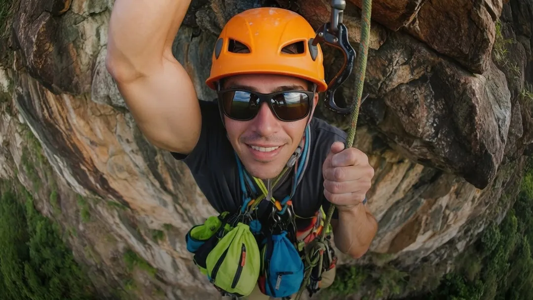 Person climbing