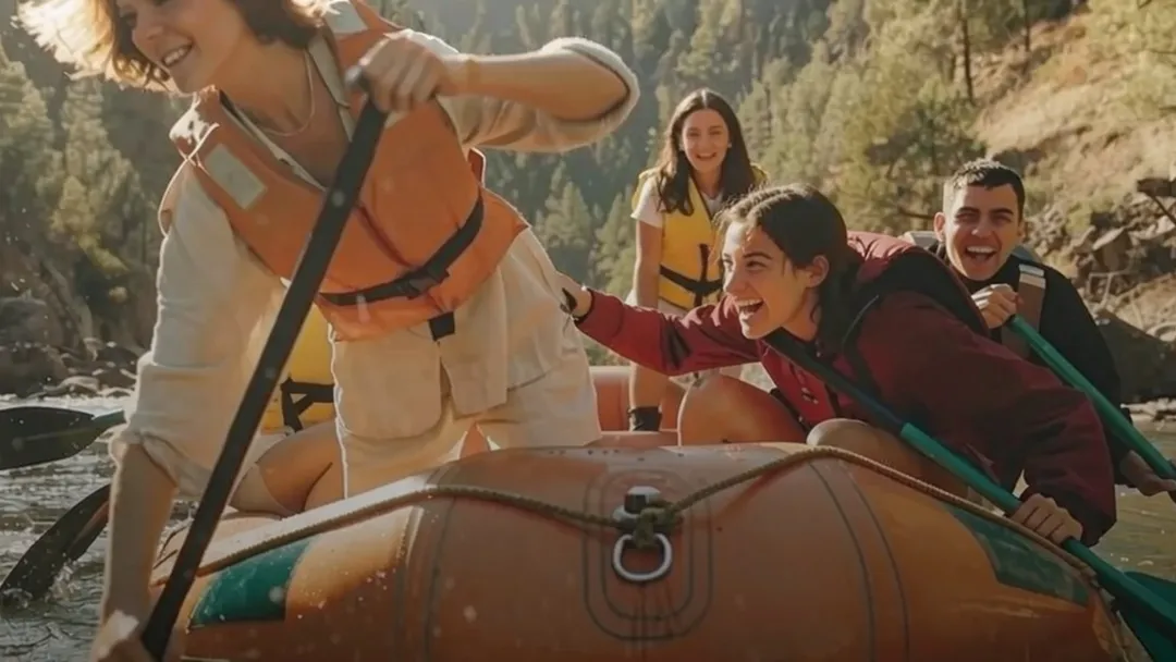 People enjoying a paddle tour