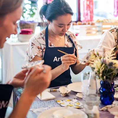The Art of Oyster Painting & Decoupage - Artstudio Gülsen Tazegül