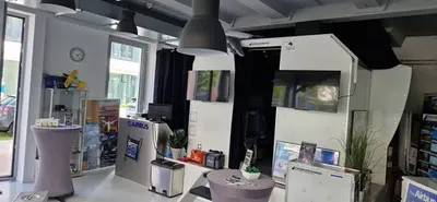 A center for flight simulators