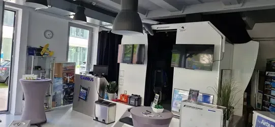 A center for flight simulators