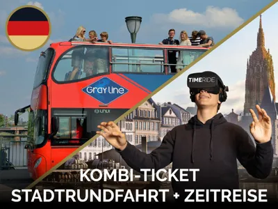 Kombi-Ticket Stadtrundfahrt + Zeitreise Frankfurt 1891 - auf Deutsch - Image 1