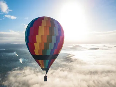 Ballonfahrt über den Wolken - Gift Image