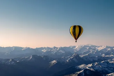 Sonnenaufgang aus dem Heißluftballon - Gift Image