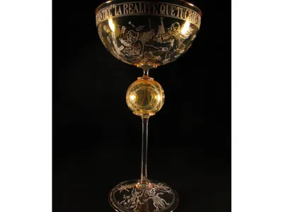 Glasblasen wie im Mittelalter - Gift Image
