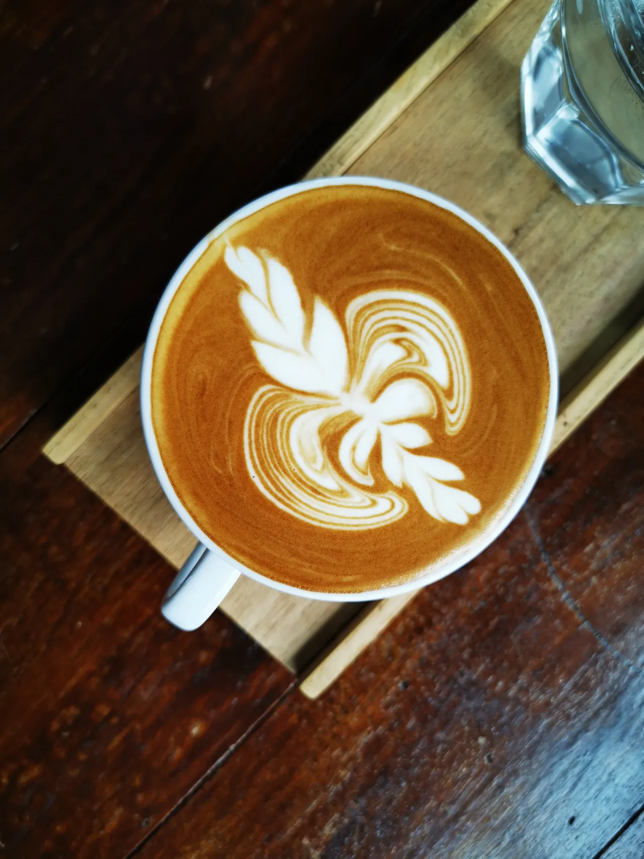 A beautiful looking cappuccino