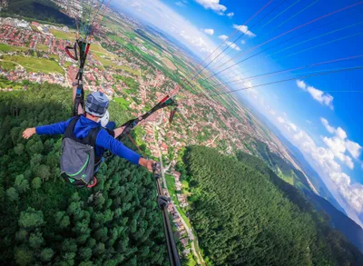 Paragliding vom Schwendberg mit Fotos, Video & Sekt - Gift Image