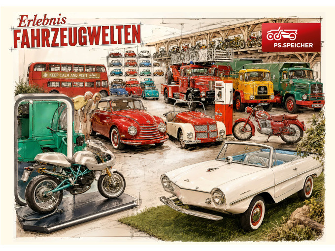 PS.SPEICHER: 1-Tagesticket - Erlebnis Fahrzeugwelten - Image 1
