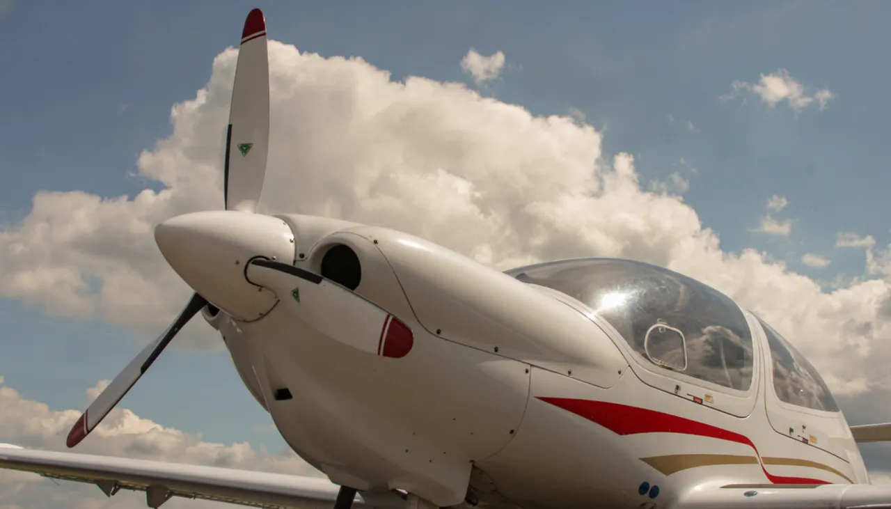 View of a small airplane