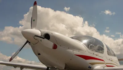View of a small airplane