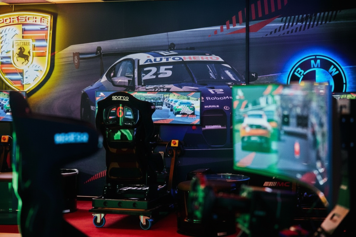 indoor location with Sim-Racing simulators