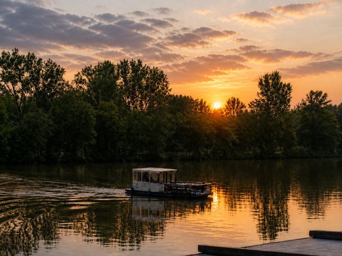 Afterwork- oder Sundowner Rundfahrten mit dem Floßboot - Image 1
