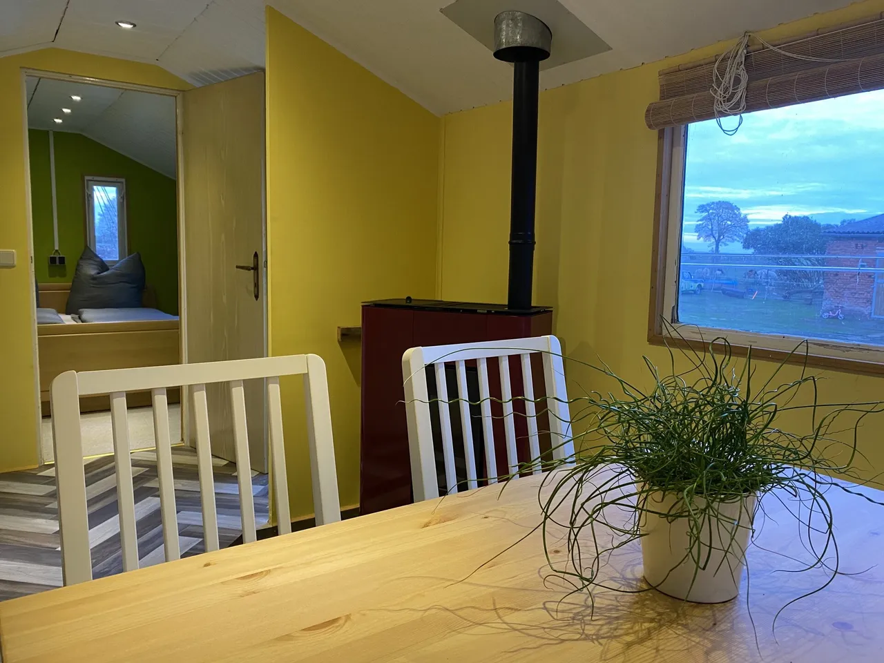 Inside view of a tiny house