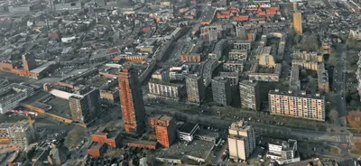 Panoramic view of Stadtlohn from the air